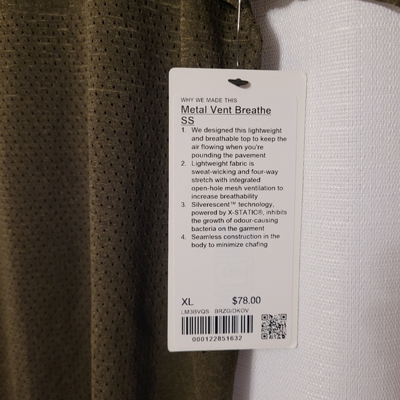 Men's Lululemon Metal Vent Short Sleeve - Picture 2 of 3